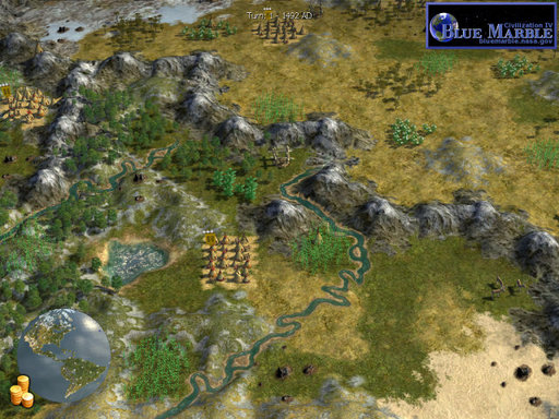 Civilization IV: Колонизация - Blue Marble - Earth Desing для Колонизации