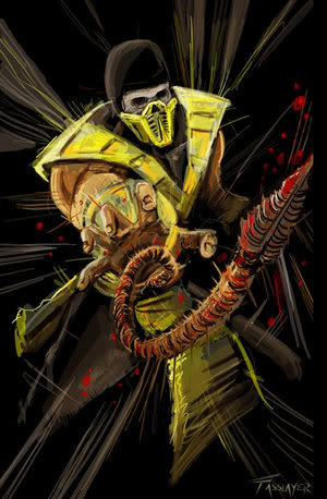 Mortal Kombat Trilogy - Скорпион (Scorpion) Get over here!