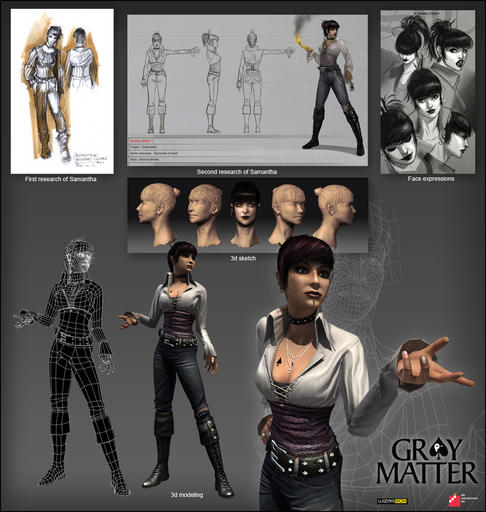Gray Matter: Призраки подсознания - Art Works игры