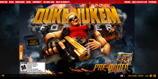 Duke Nukem Forever - Обновление оф. сайта