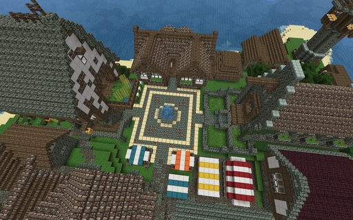 Minecraft - Город в стиле средневековой Европы