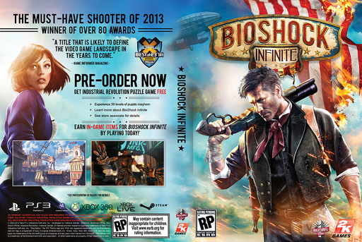 Кен Левин: обложка BioShock Infinite рассчитана на неинформированную публику