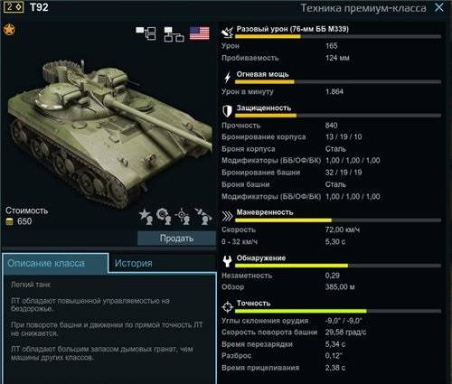 Armored Warfare - Armored Warfare: Проект Армата бесплатно Легкий танк T92 (премиум танк)