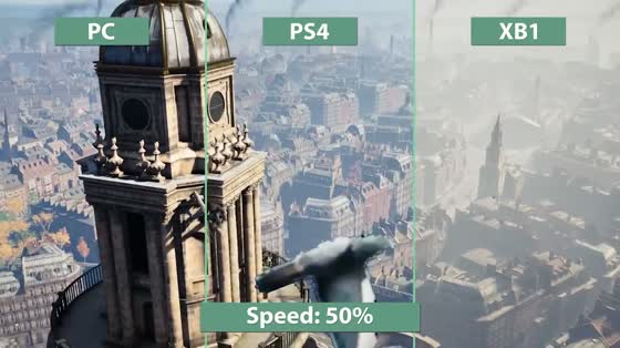 Сравнение графики Assassin`s creed syndicate PC | PS4 | XBOXONE